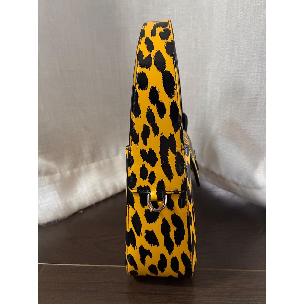 Kate Spade New York Sam Icon mini tote Leopard Print Bag Patent Animal - Picture 3 of 6